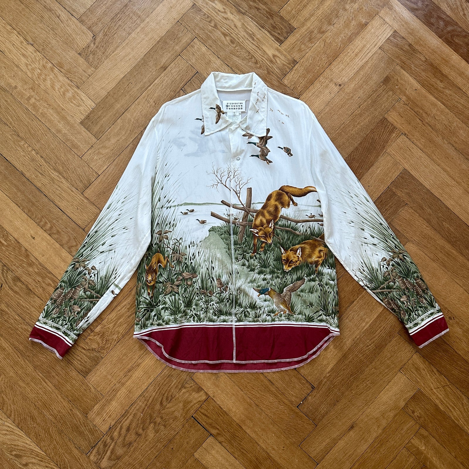 Maison Margiela SS17 Fox Print Shirt