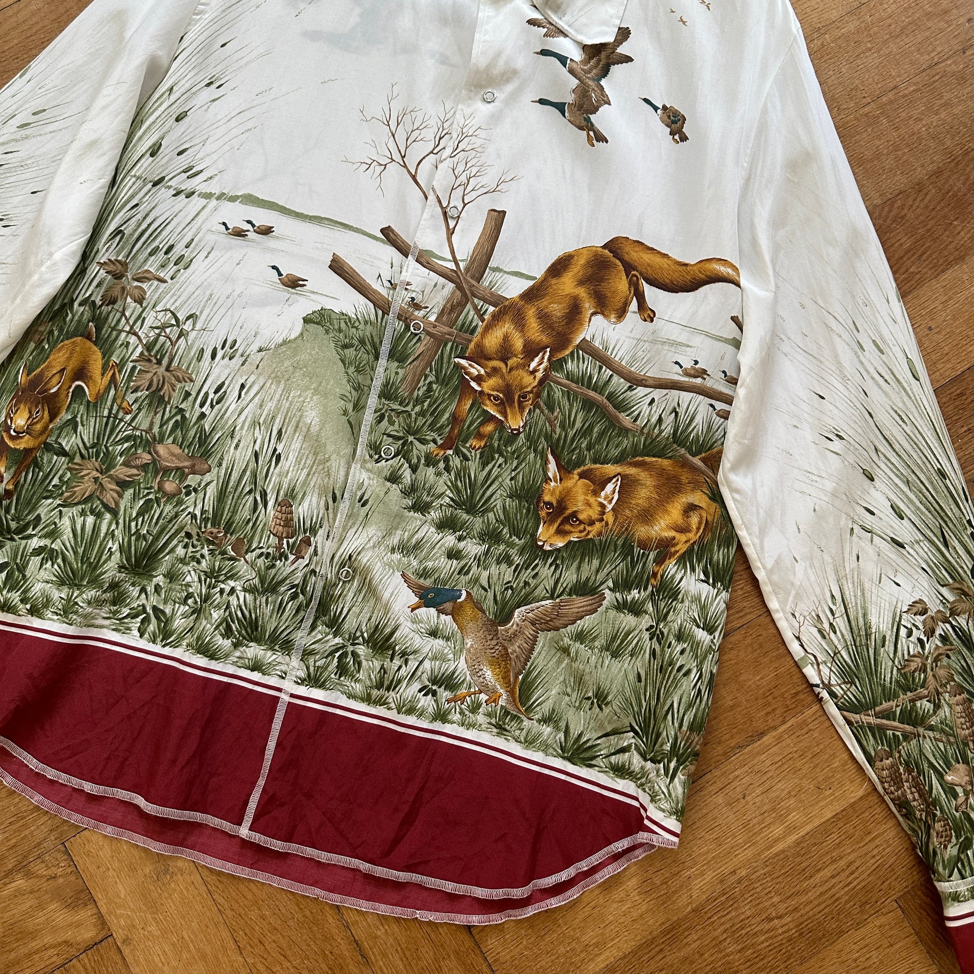 Maison Margiela SS17 Fox Print Shirt