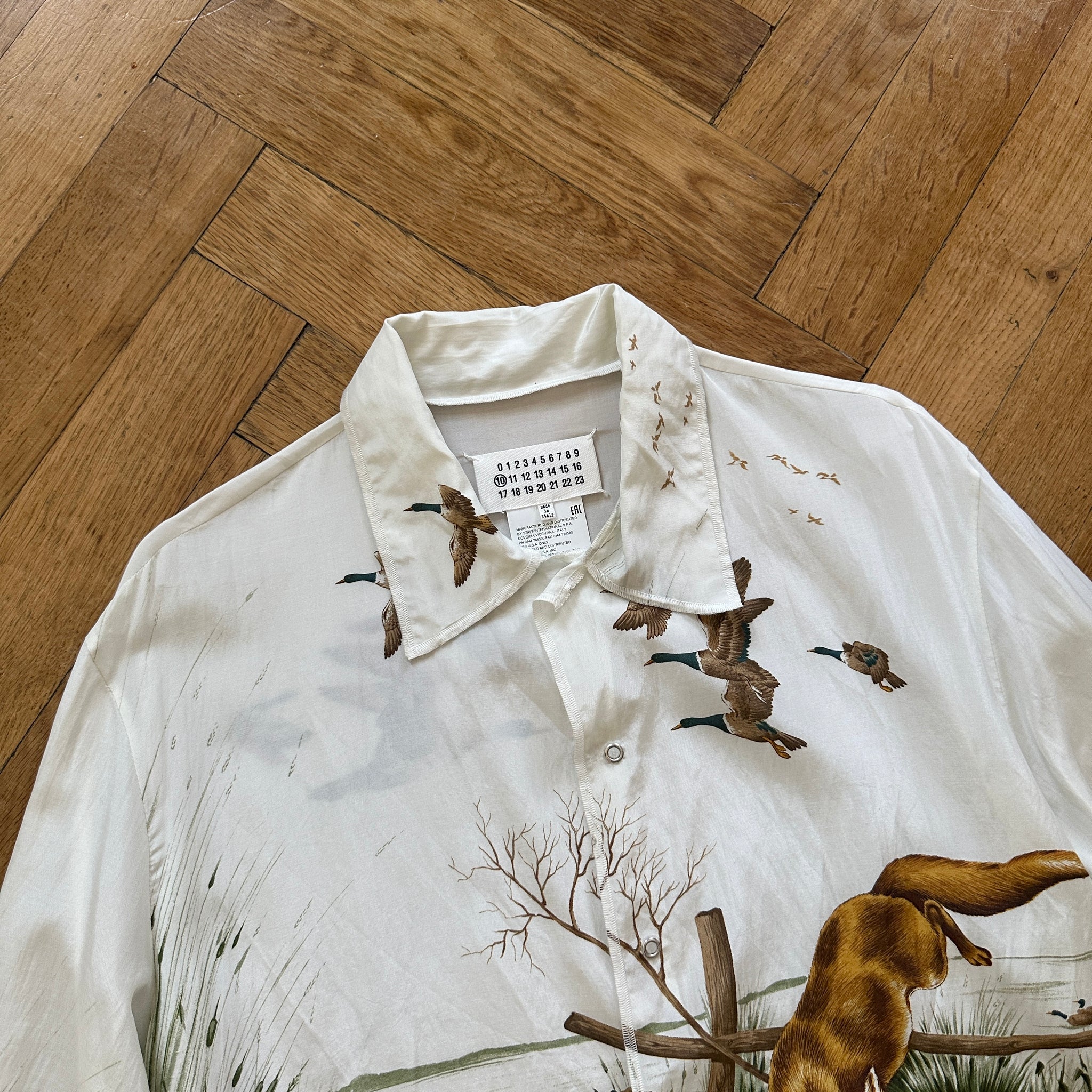 Maison Margiela SS17 Fox Print Shirt - Ākaibu Store