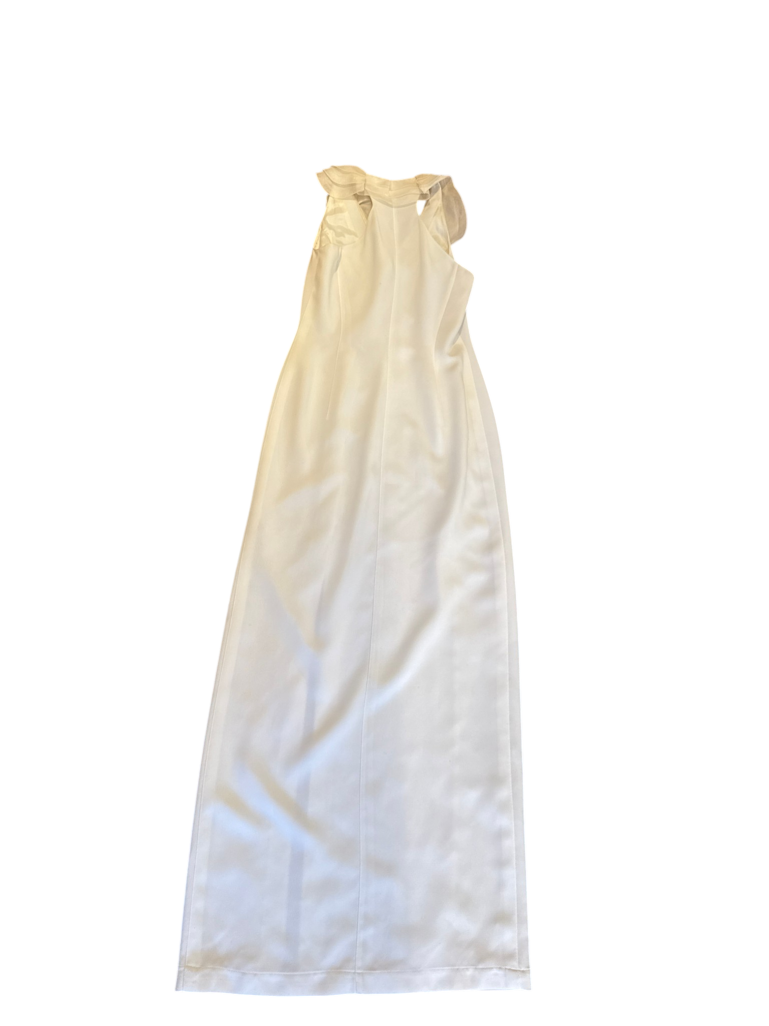 Thierry Mugler SS99 Sculptural Collar Layered Silk Gown