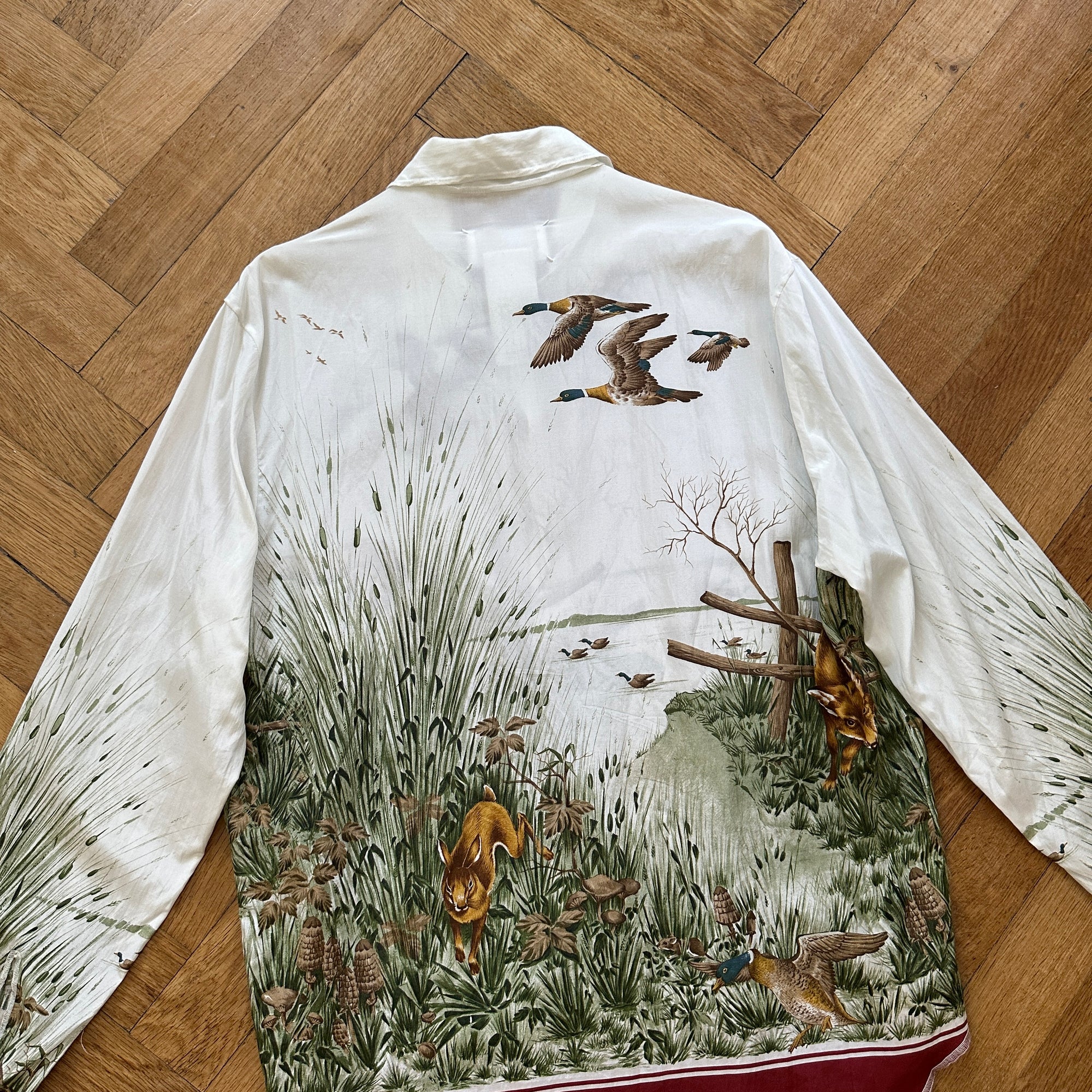 Maison Margiela SS17 Fox Print Shirt