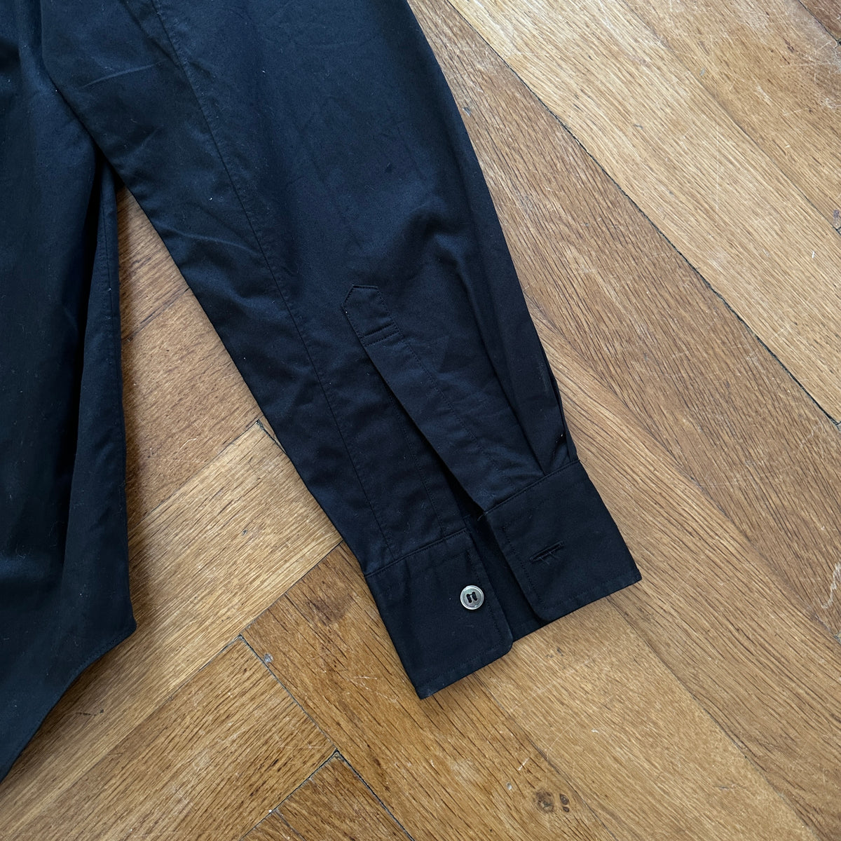 Comme Des Garcons Homme Plus Gold Buttoned Shirt
