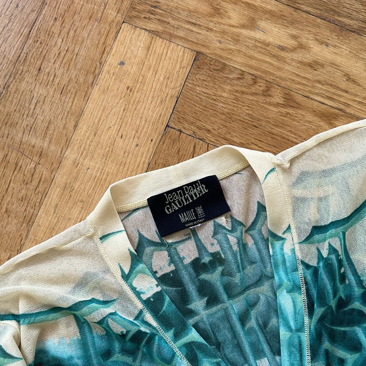 Jean Paul Gaultier SS01 Demon Mesh Cardigan