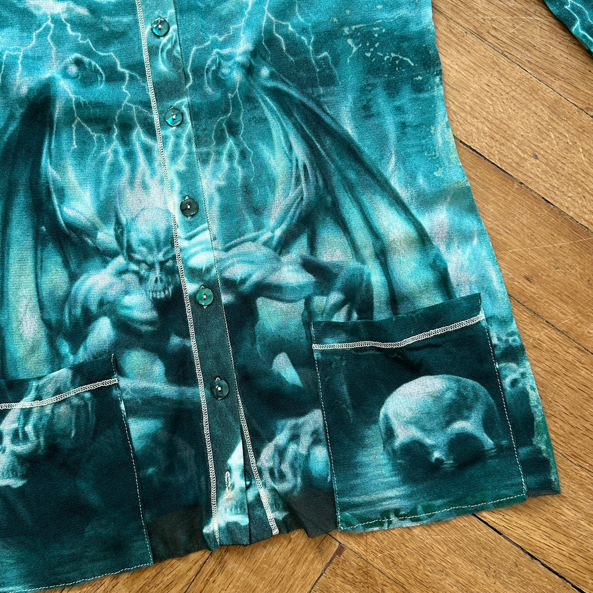Jean Paul Gaultier SS01 Demon Mesh Cardigan