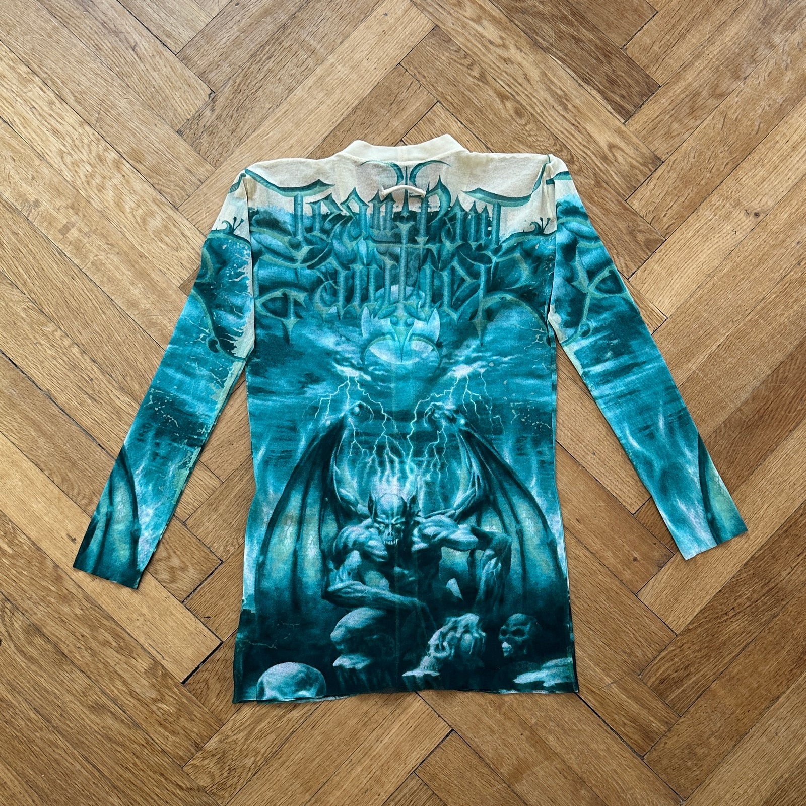 Jean Paul Gaultier SS01 Demon Mesh Cardigan