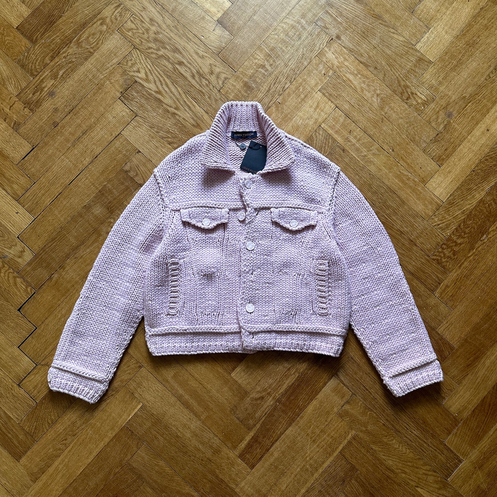 Louis Vuitton SS20 Asia Exclusive Knit Trucker Jacket