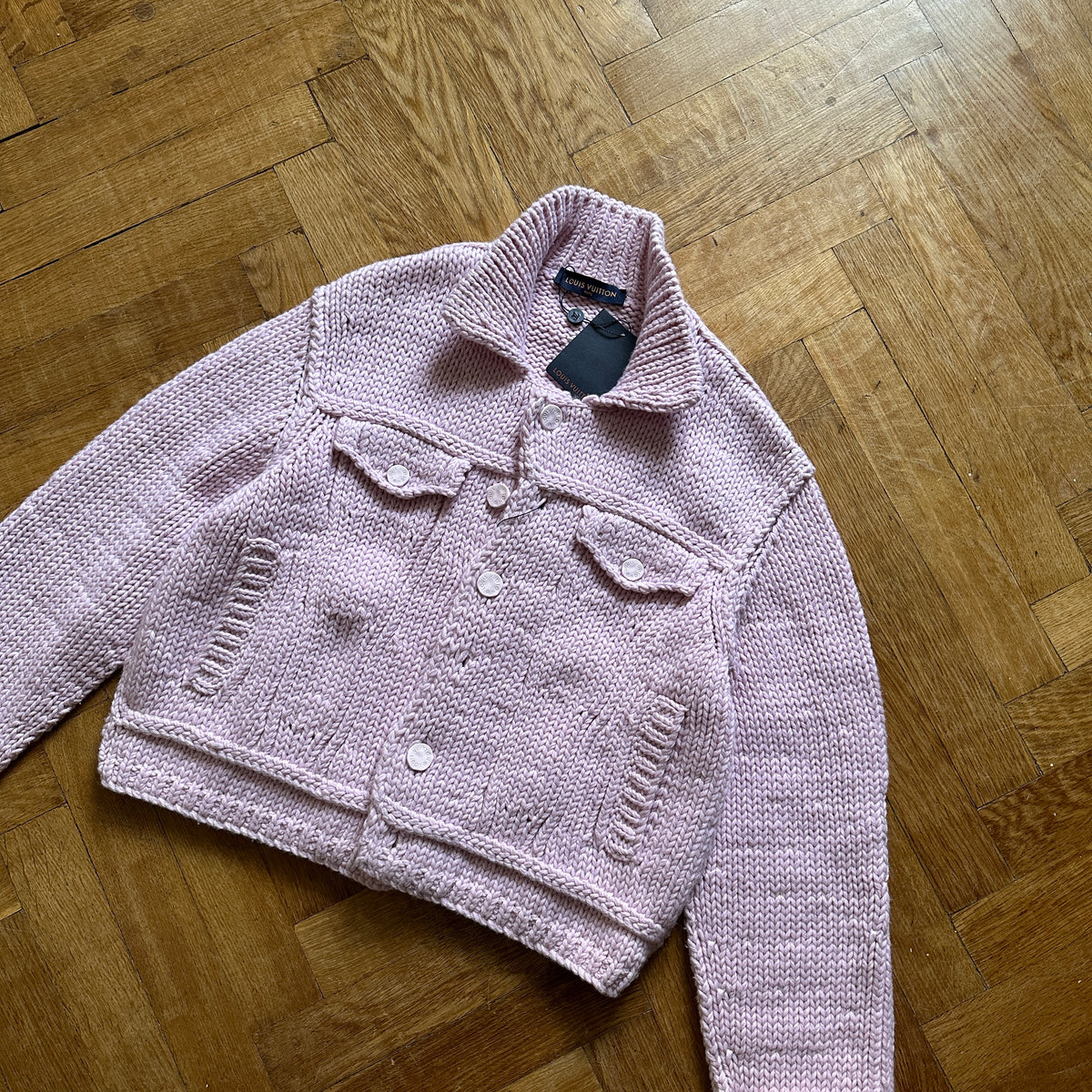 Louis Vuitton SS20 Asia Exclusive Knit Trucker Jacket