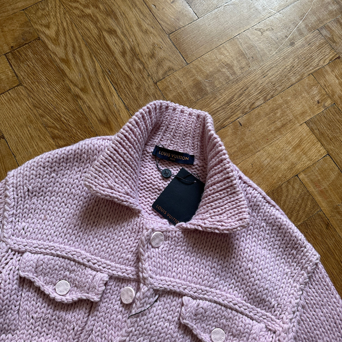 Louis Vuitton SS20 Asia Exclusive Knit Trucker Jacket