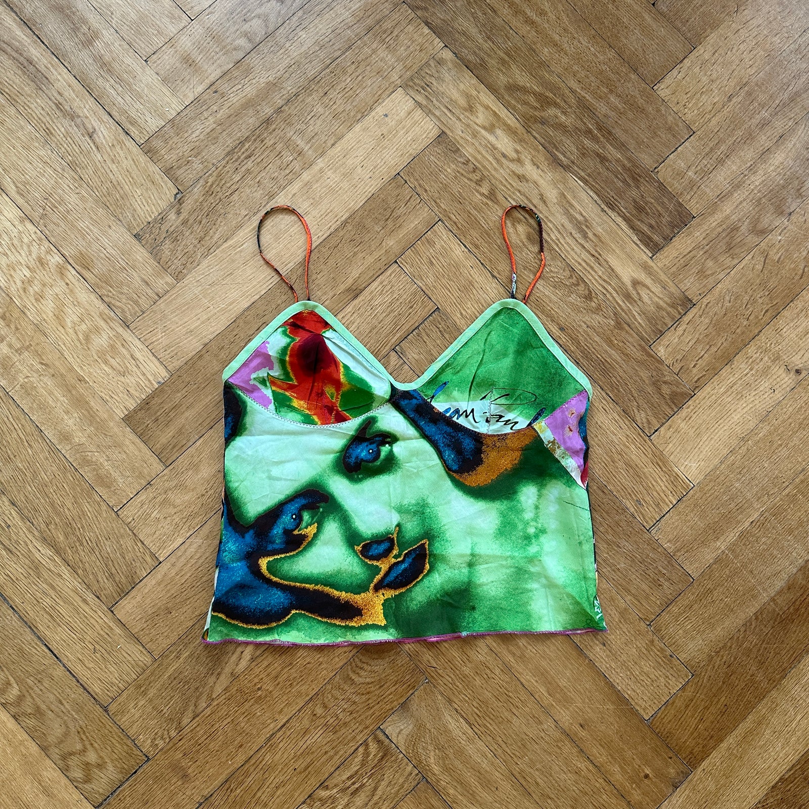 Jean Paul Gaultier SS02 Psychedelic Face Top