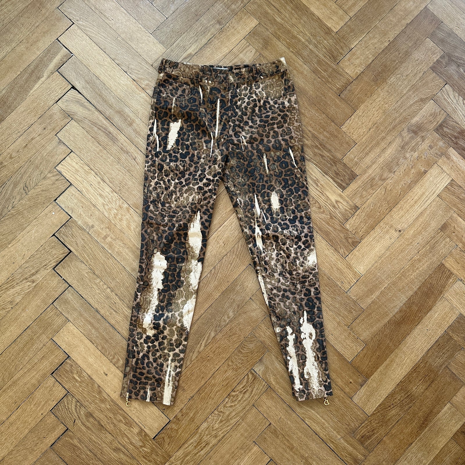 Christian Dior by John Galliano FW00 Leopard Denim