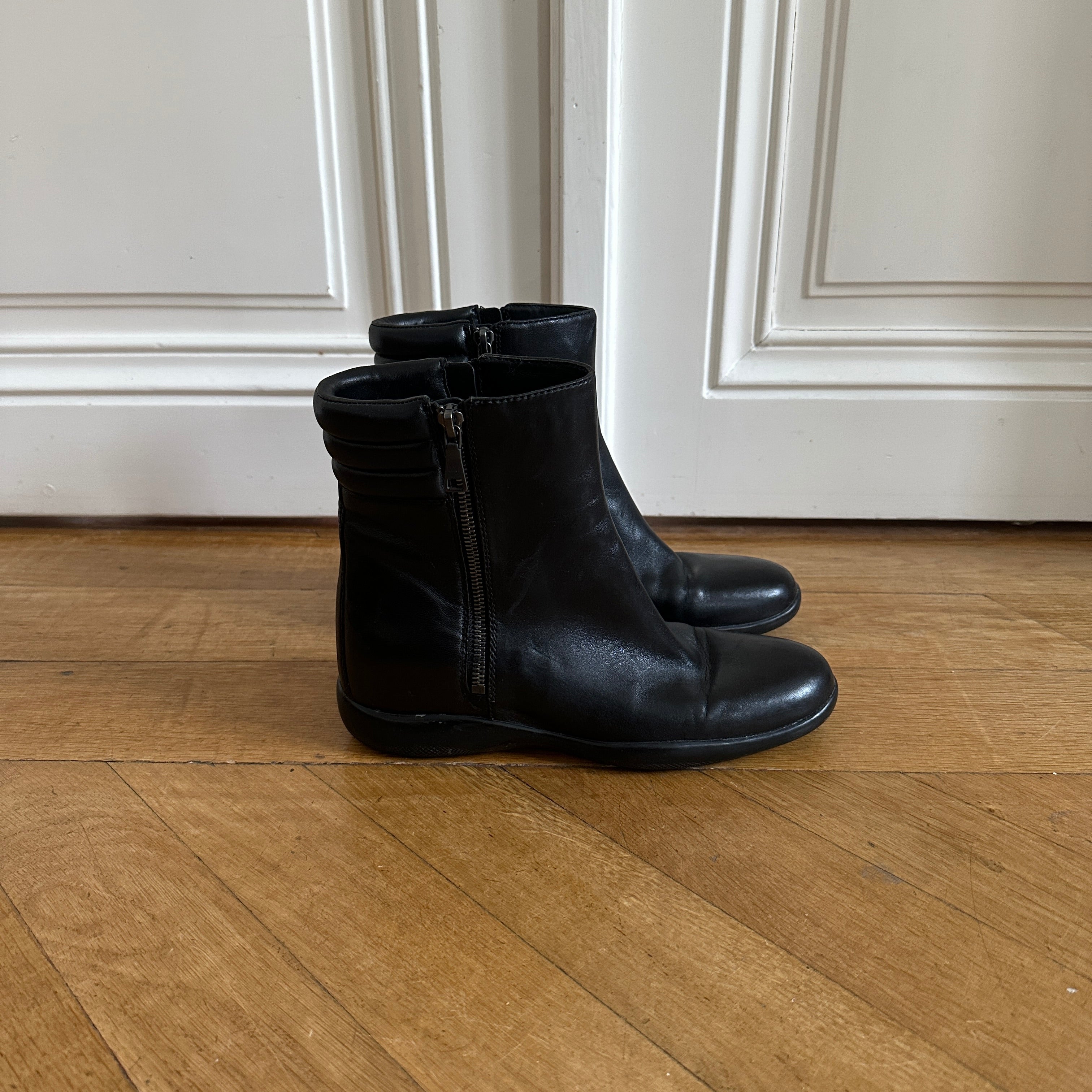 Prada Sport SS99 Leather Boots - Ākaibu Store