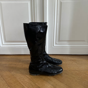 Prada Sport 90s Patent Leather High Boots