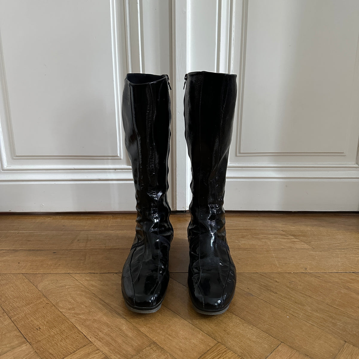 Prada Sport 90s Patent Leather High Boots