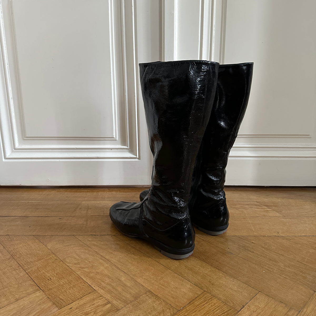 Prada Sport 90s Patent Leather High Boots