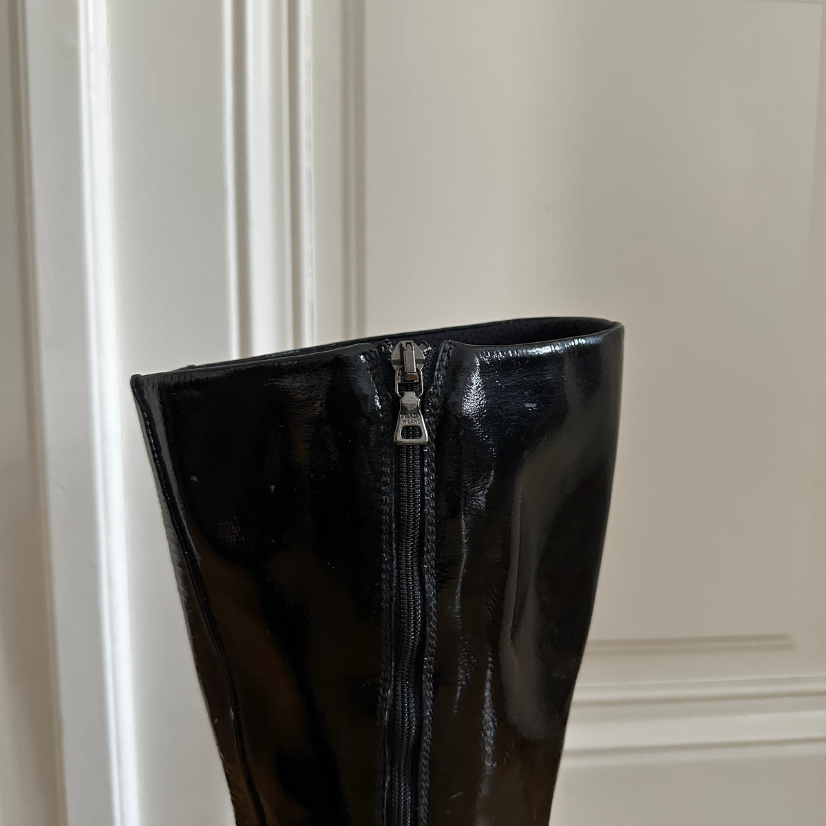 Prada Sport 90s Patent Leather High Boots