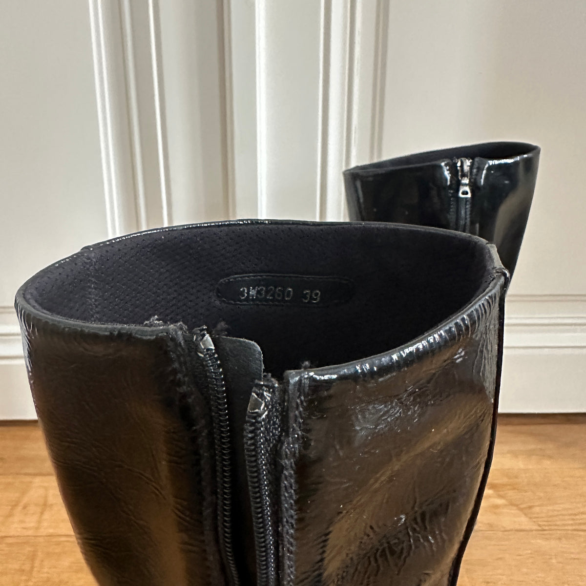 Prada Sport 90s Patent Leather High Boots