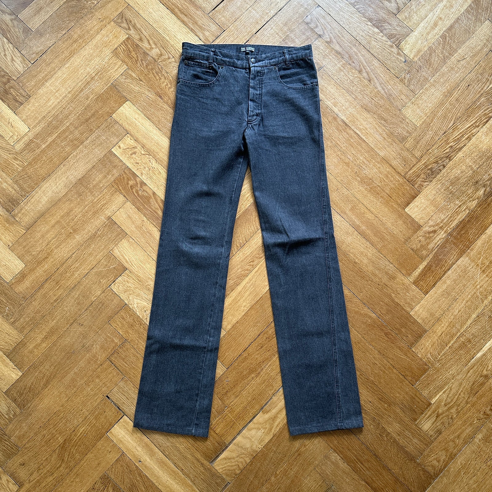 Raf Simons SS05 Washed Black Denim