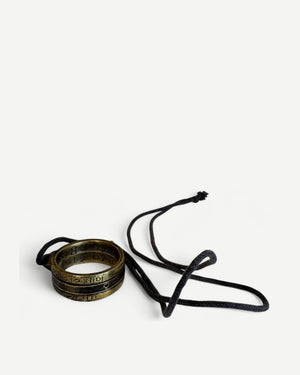 Maison Martin Margiela SS91 Runway Farmers Sundial Ring Necklace