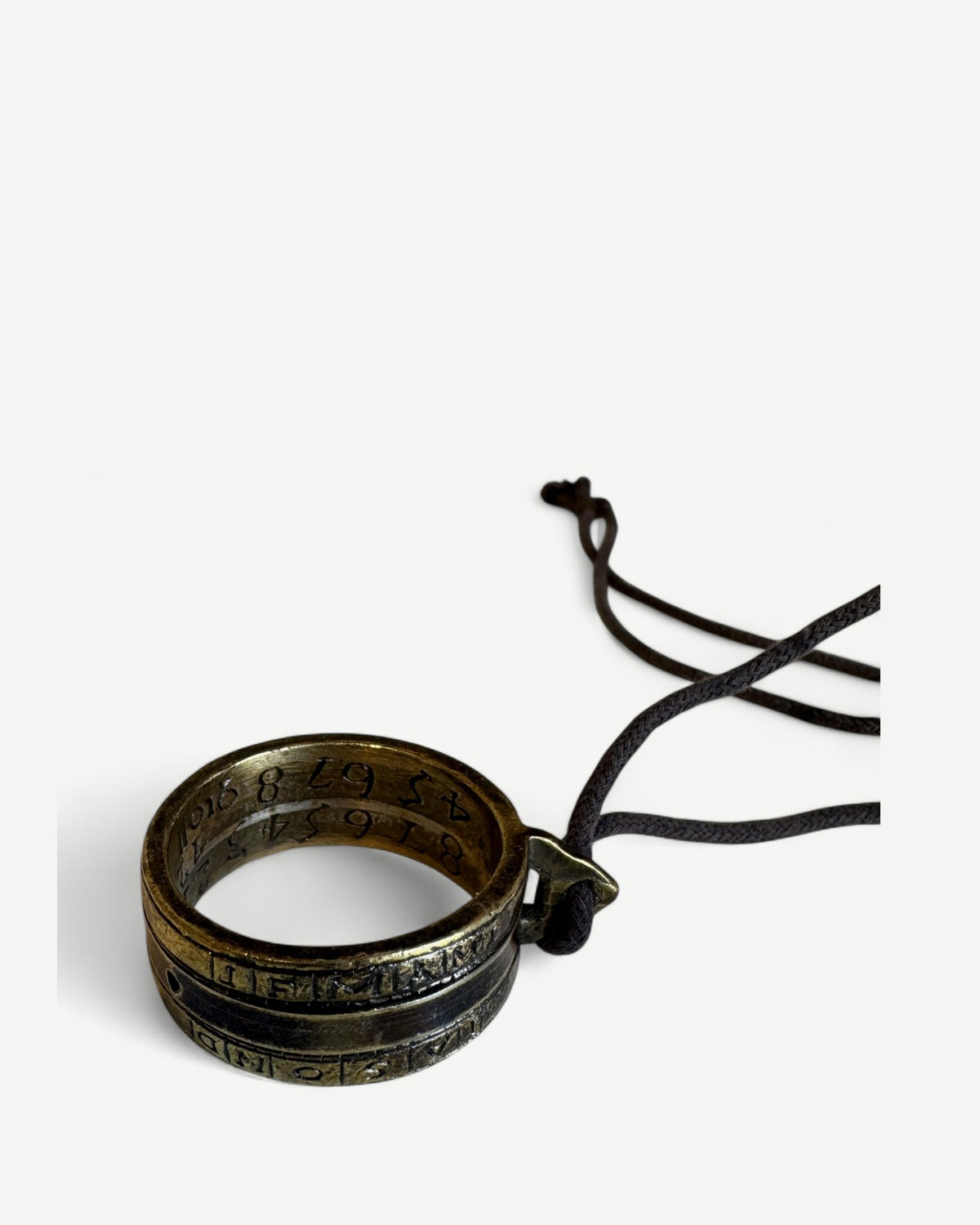 Maison Martin Margiela SS91 Runway Farmers Sundial Ring Necklace