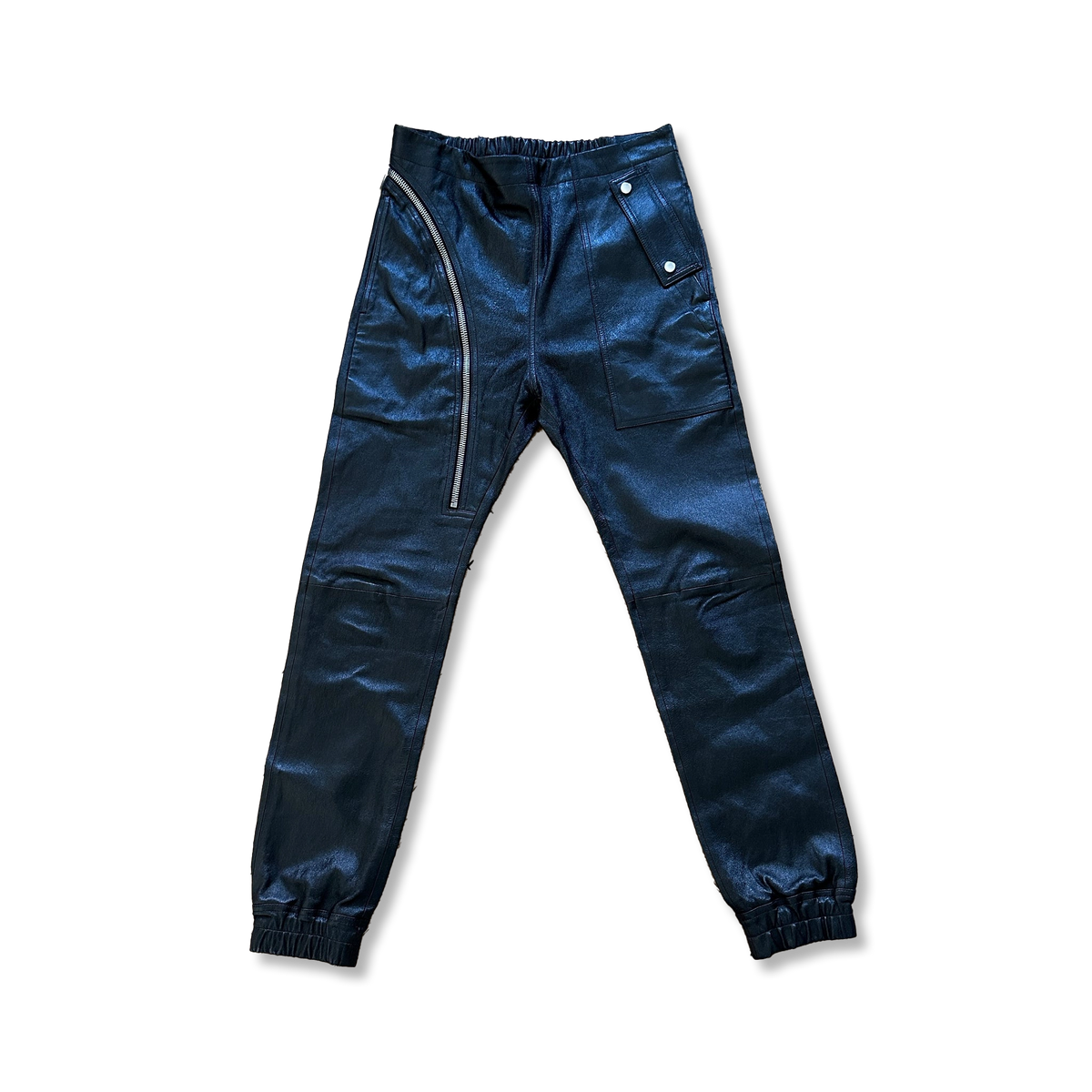 Rick Owens FW19 Larry Lamb Leather Aircut Pants