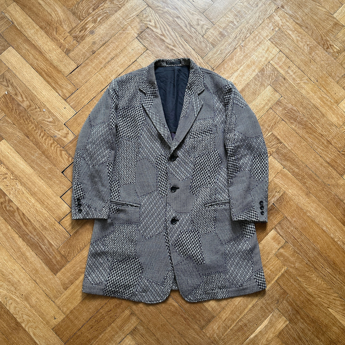 Yohji Yamamoto Pour Homme FW10 Patchwork Wool Jacket