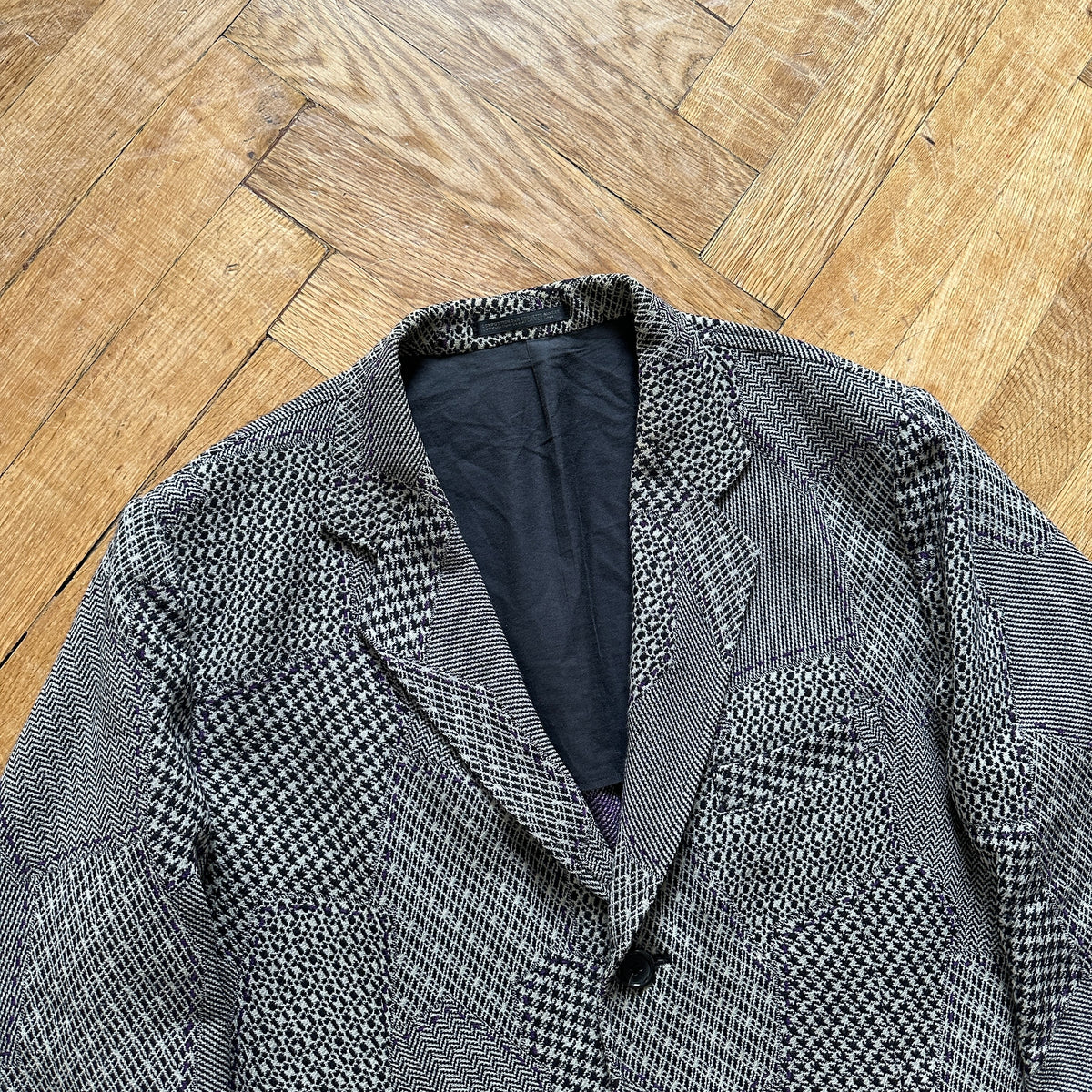 Yohji Yamamoto Pour Homme FW10 Patchwork Wool Jacket