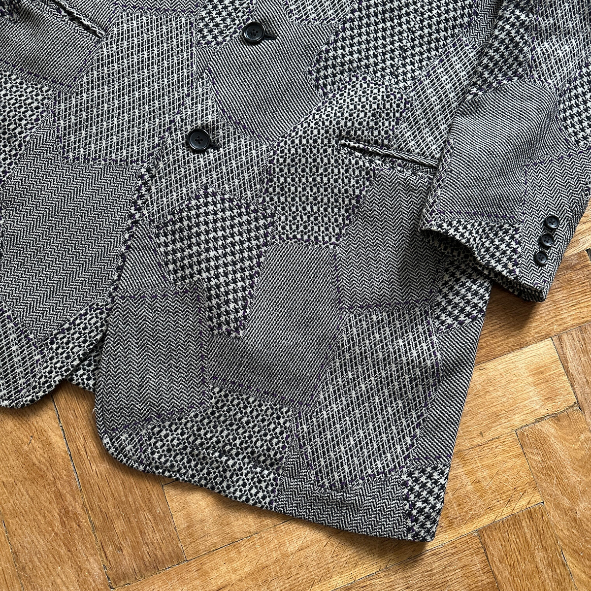 Yohji Yamamoto Pour Homme FW10 Patchwork Wool Jacket
