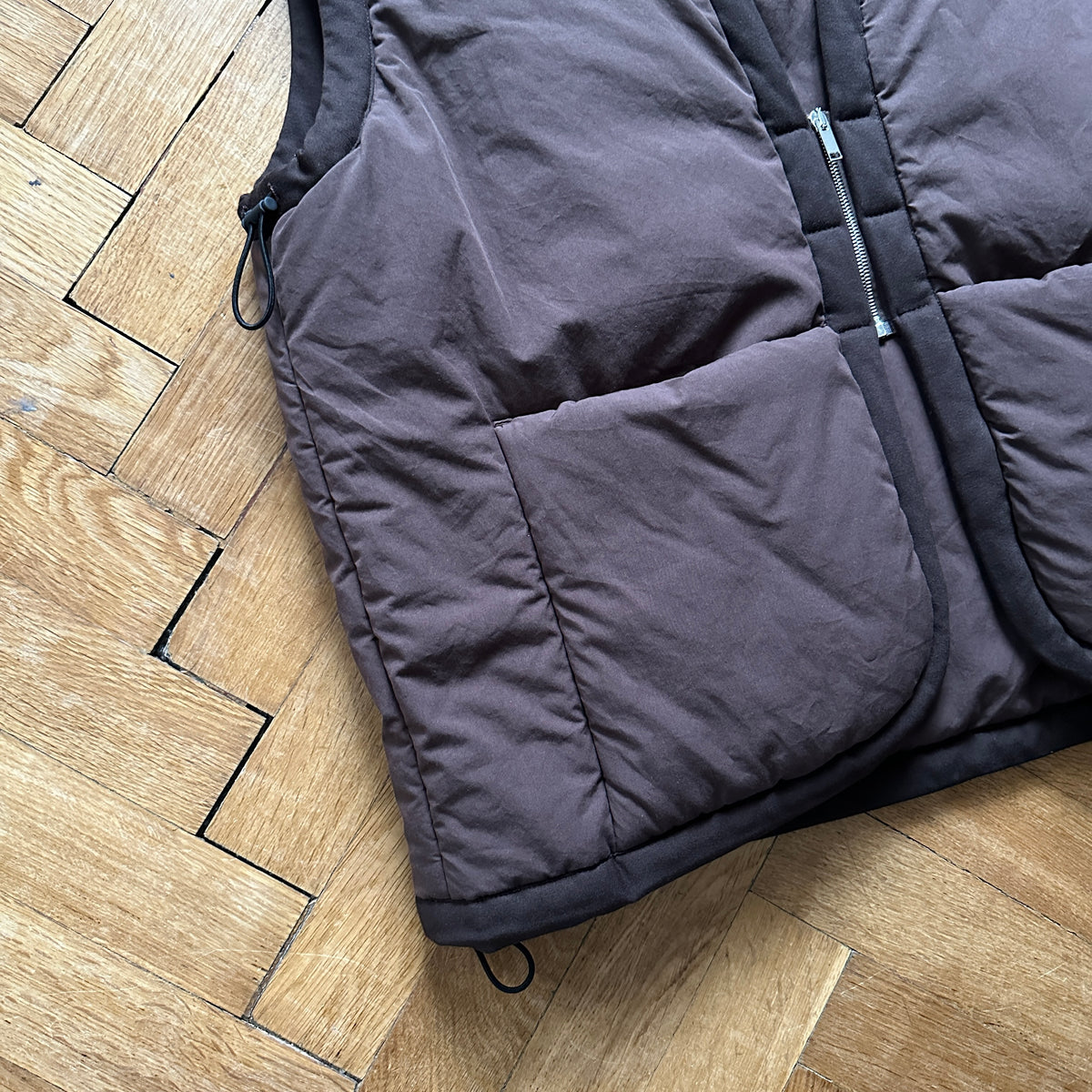 Jacquemus FW22 Le Papier Brown Padded Down Vest