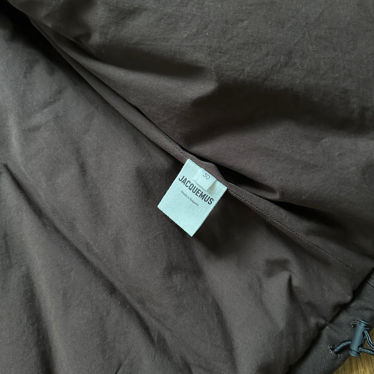 Jacquemus FW22 Le Papier Brown Padded Down Vest