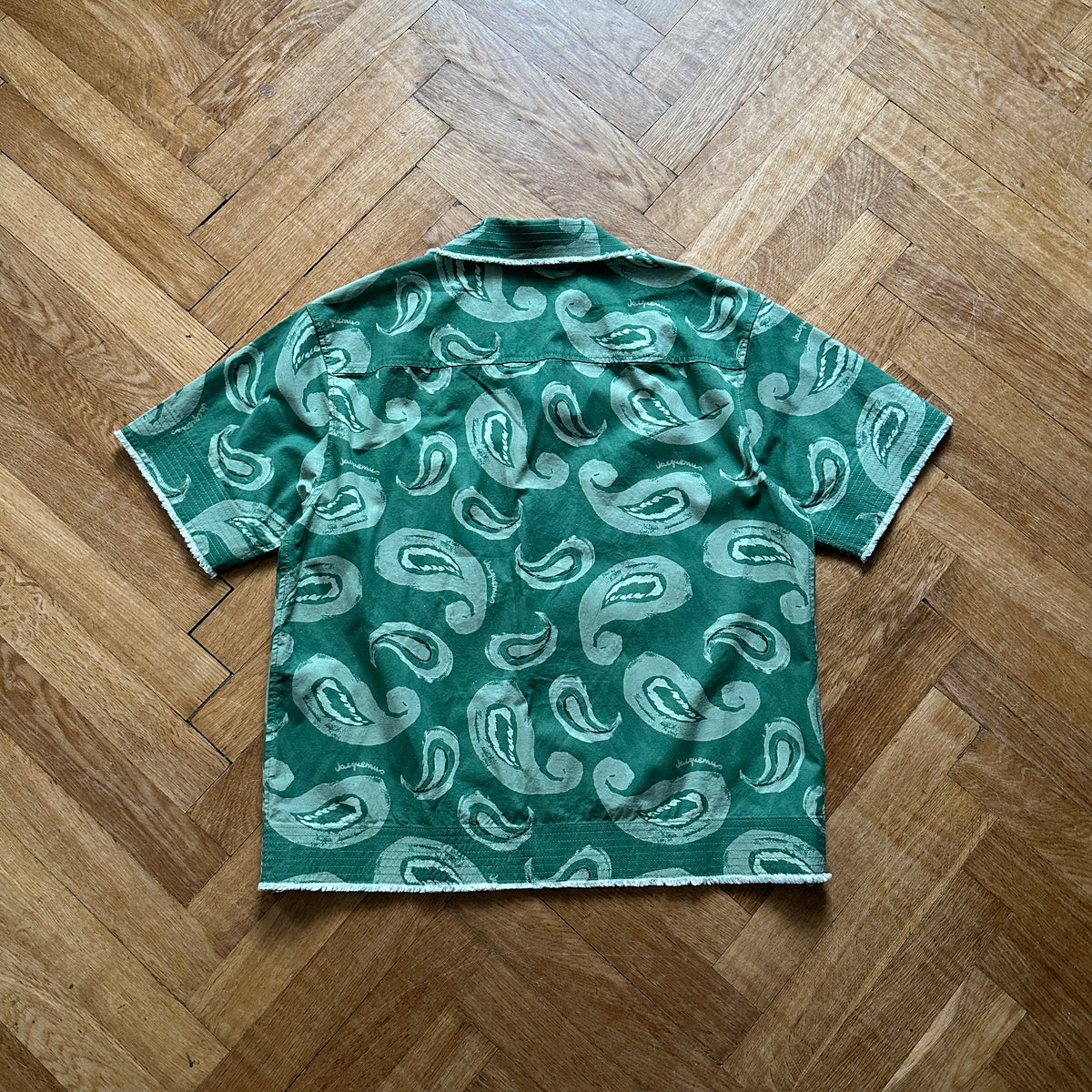 Jacquemus SS23 Le Raphia Paisley Shirt
