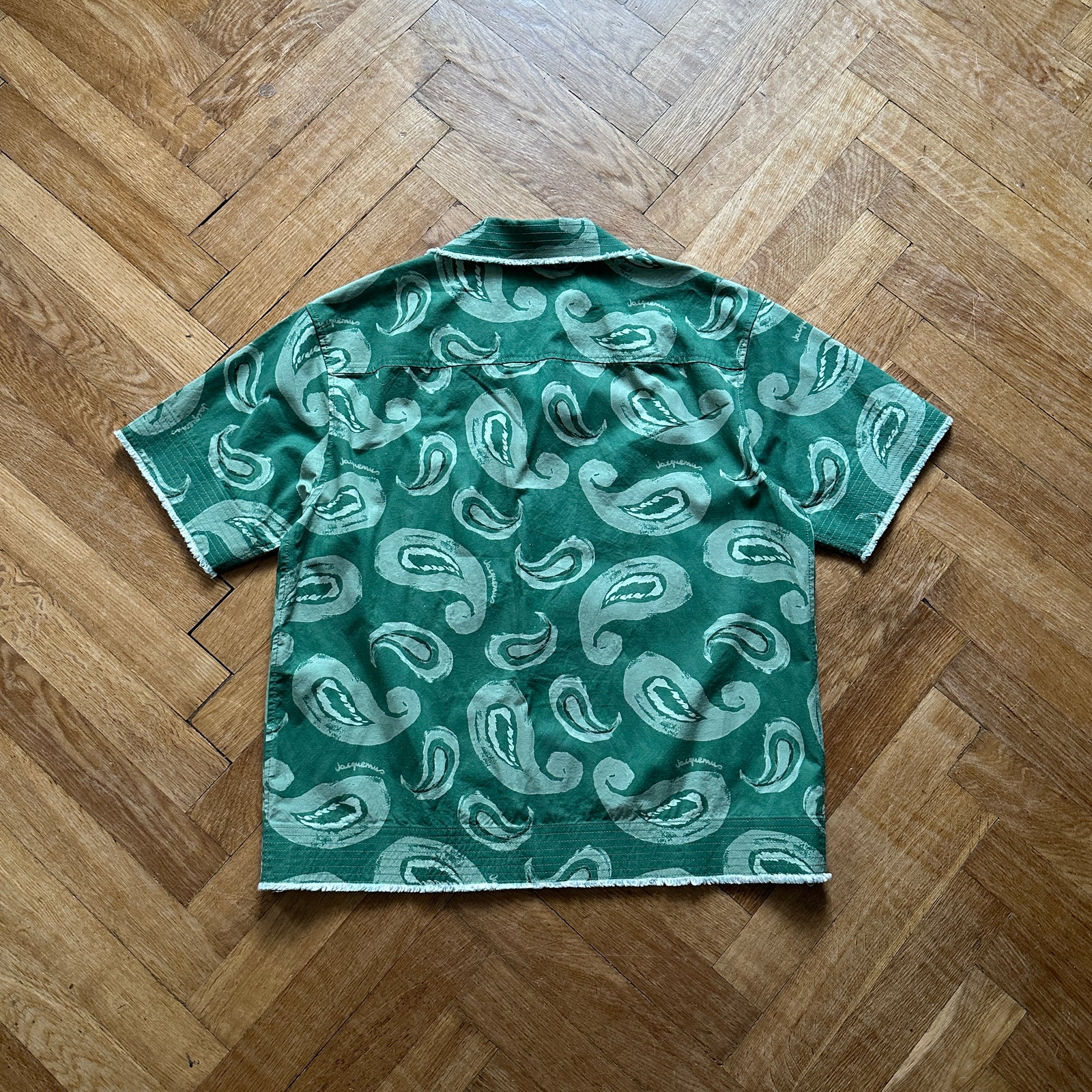 Jacquemus SS23 Le Raphia Paisley Shirt