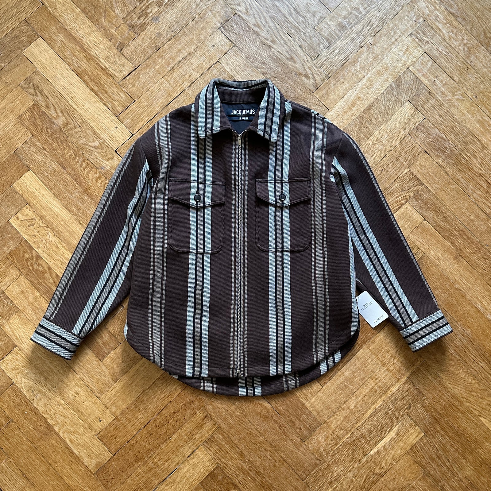 Jacquemus FW22 Le Papier Striped Wool Jacket