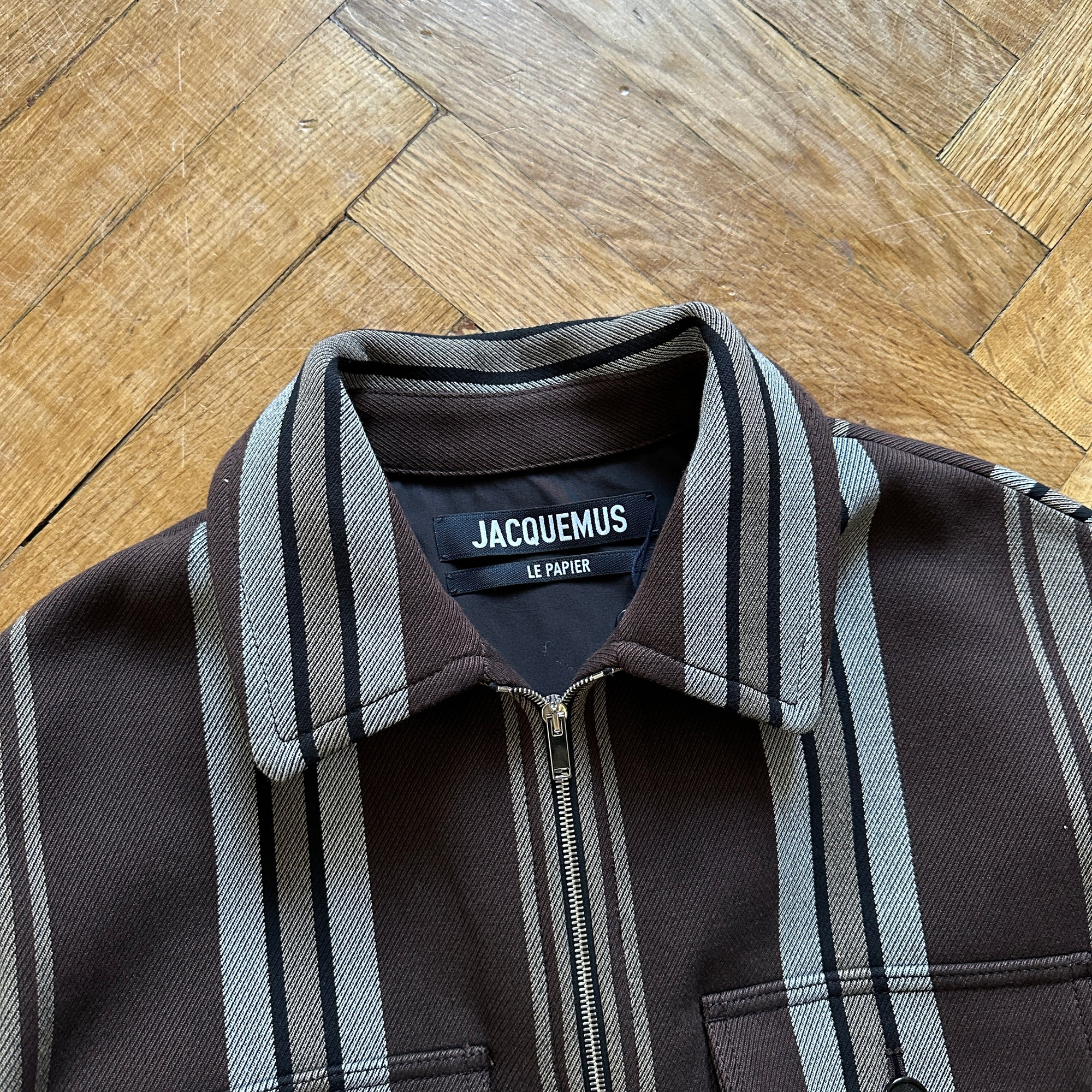 Jacquemus FW22 Le Papier Striped Wool Jacket