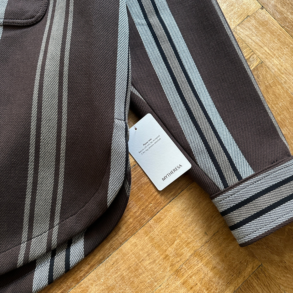 Jacquemus FW22 Le Papier Striped Wool Jacket