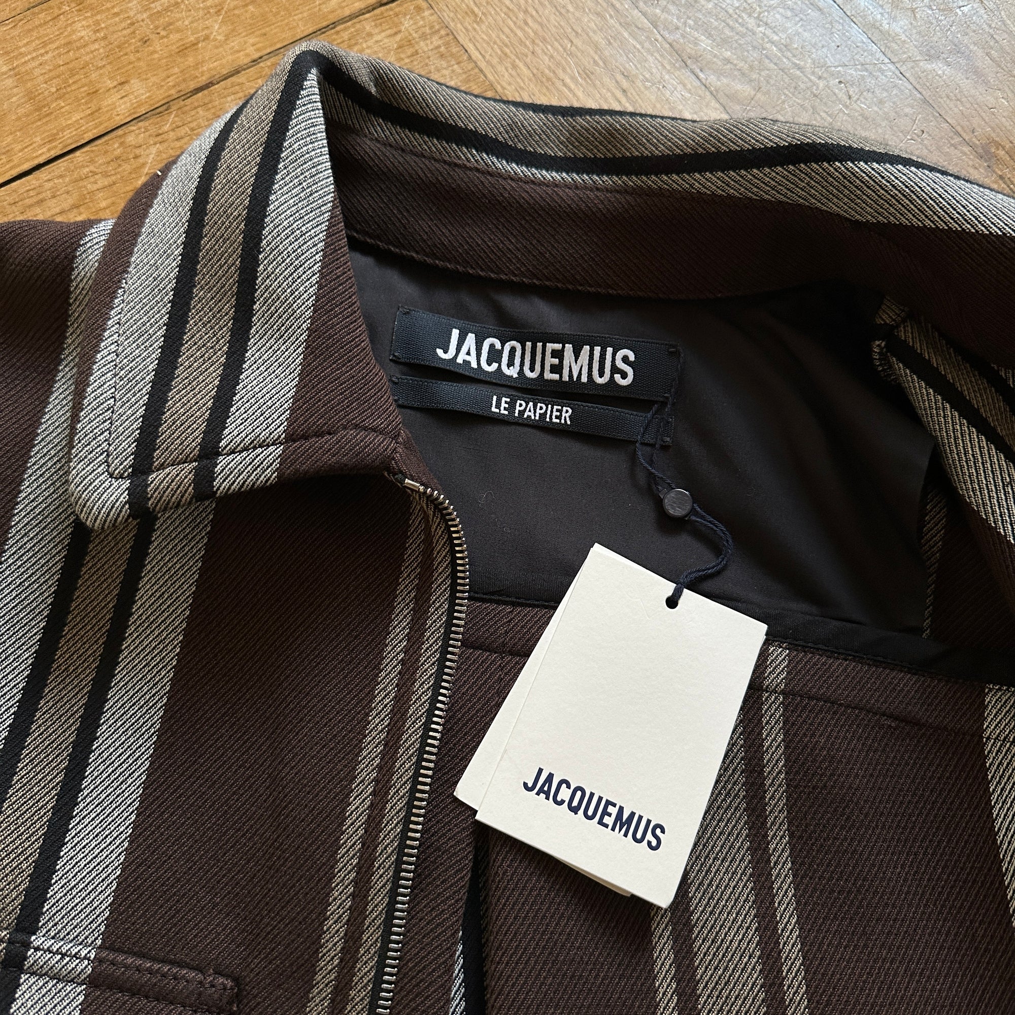 Jacquemus FW22 Le Papier Striped Wool Jacket