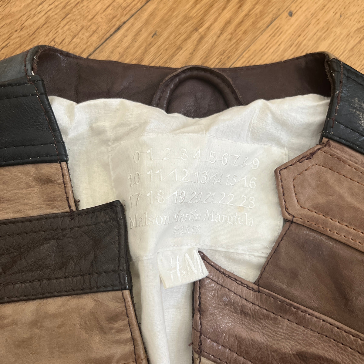 Maison Martin Margiela H&M 2012 Belt Leather Jacket