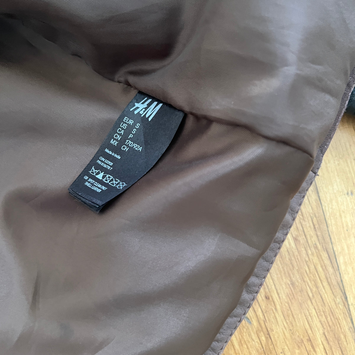 Maison Martin Margiela H&M 2012 Belt Leather Jacket