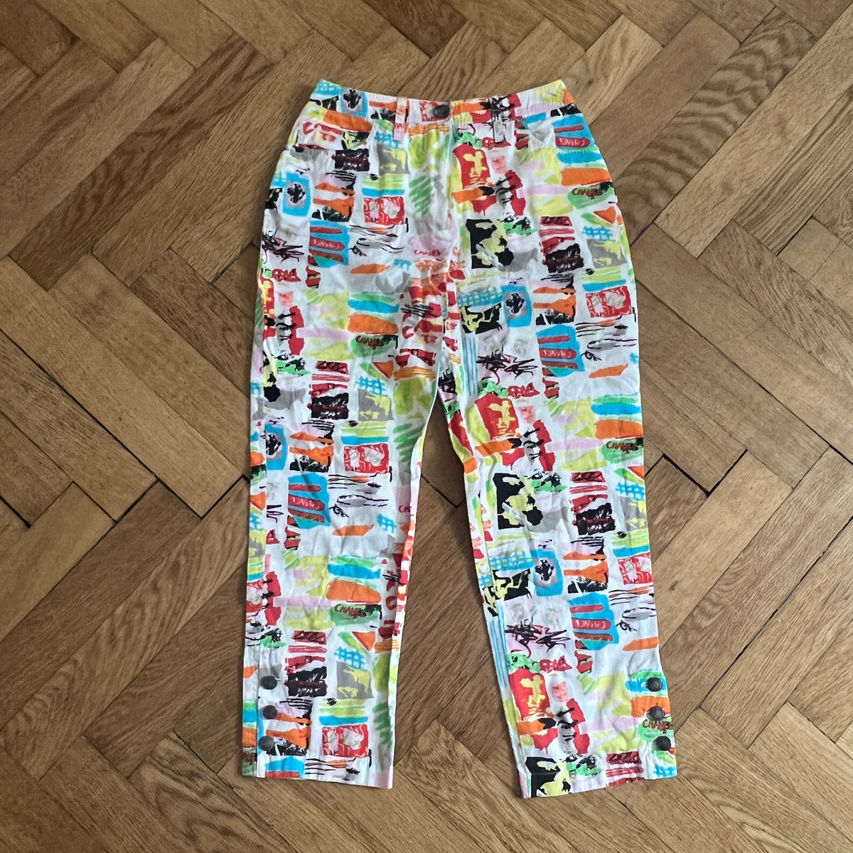 Chanel 1997 Cruise Graffiti Pants