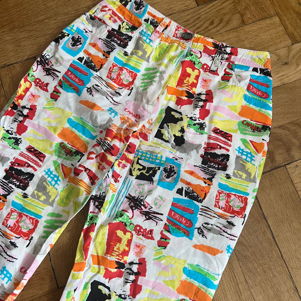 Chanel 1997 Cruise Graffiti Pants