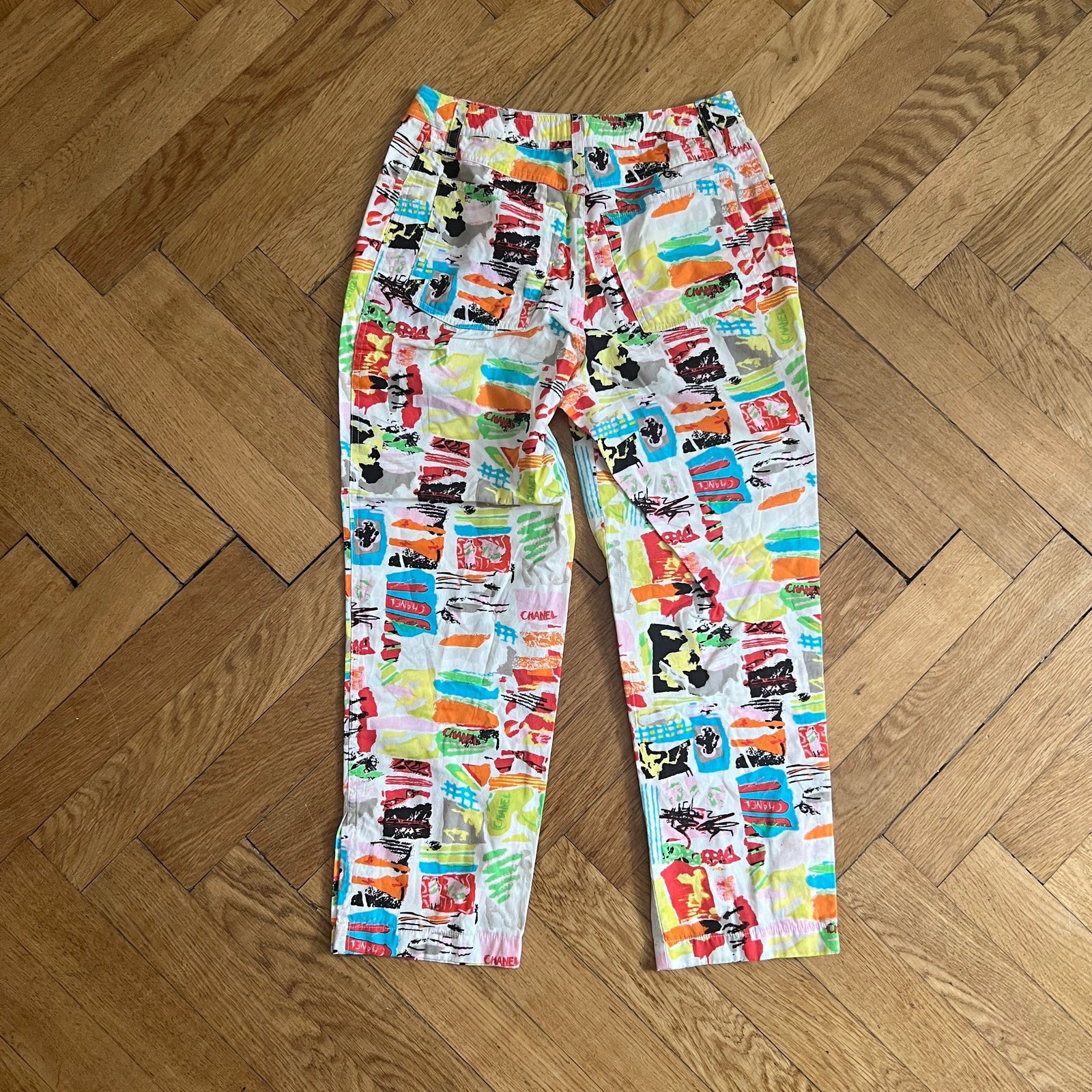 Chanel 1997 Cruise Graffiti Pants