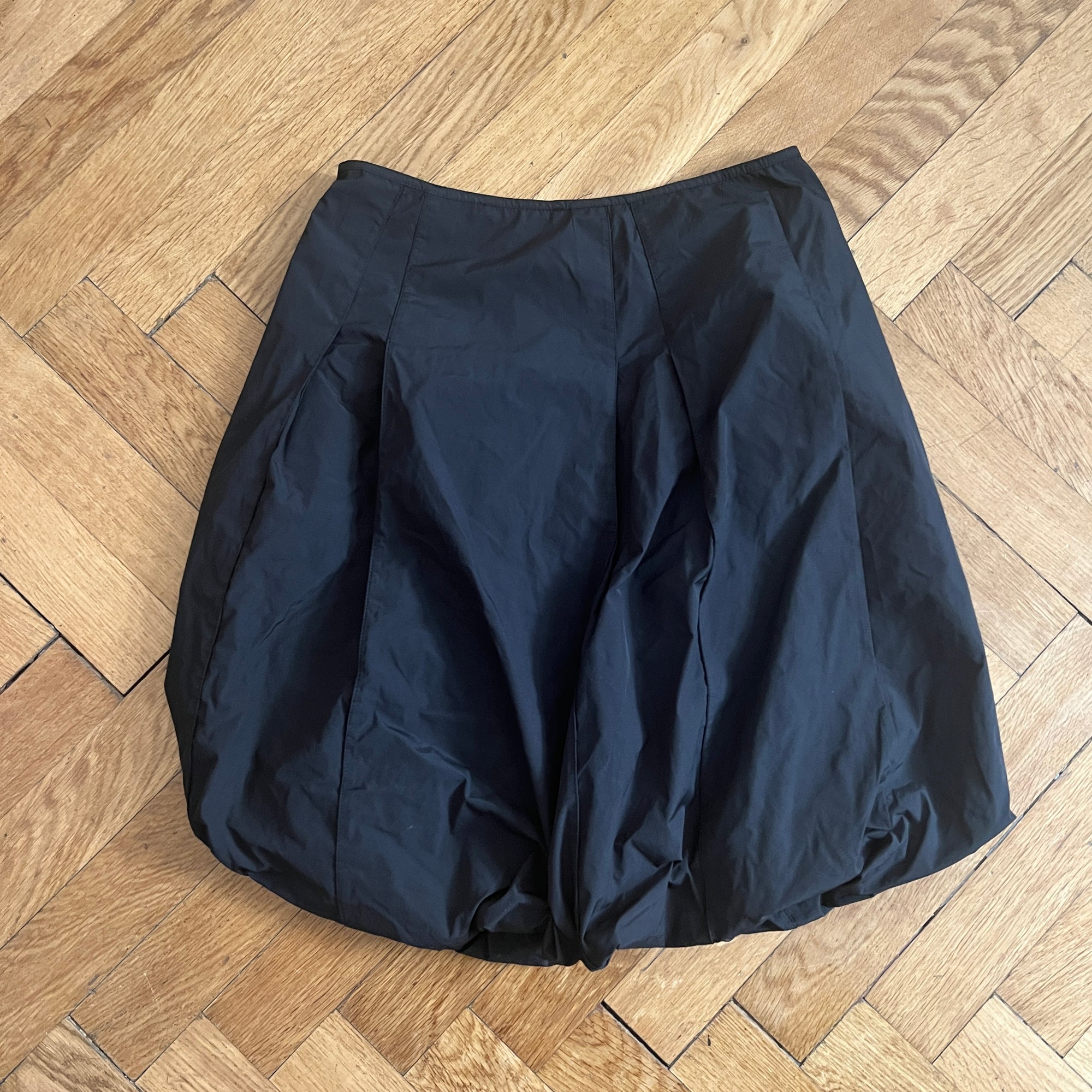 Alexander McQueen 90s Black Balloon Skirt