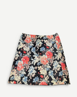 Céline by Phoebe Philo Resort 2012 Floral Leather Skirt