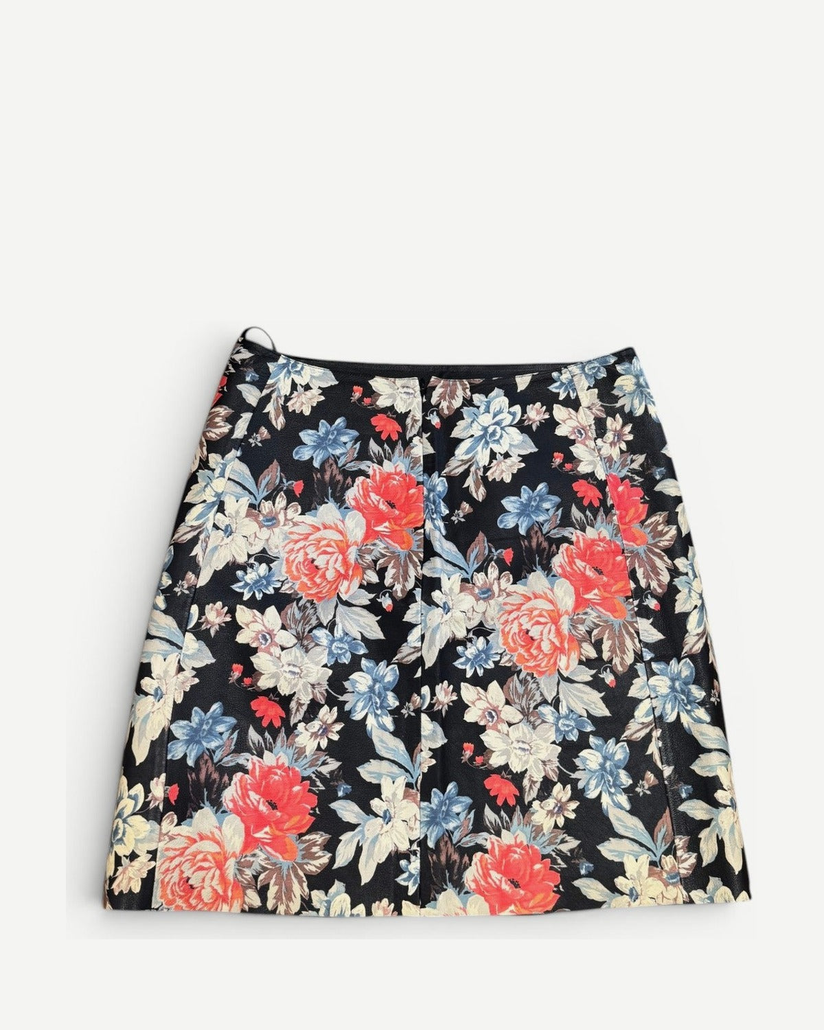 Céline by Phoebe Philo Resort 2012 Floral Leather Skirt