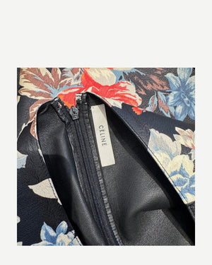Céline by Phoebe Philo Resort 2012 Floral Leather Skirt