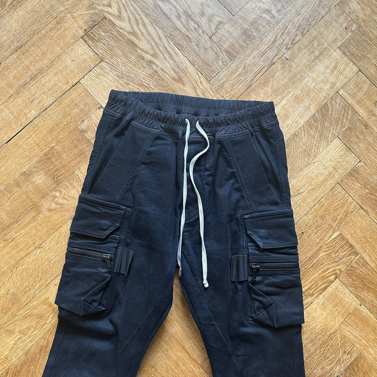 Rick Owens FW16 Mastodon Denim Cargo Pants