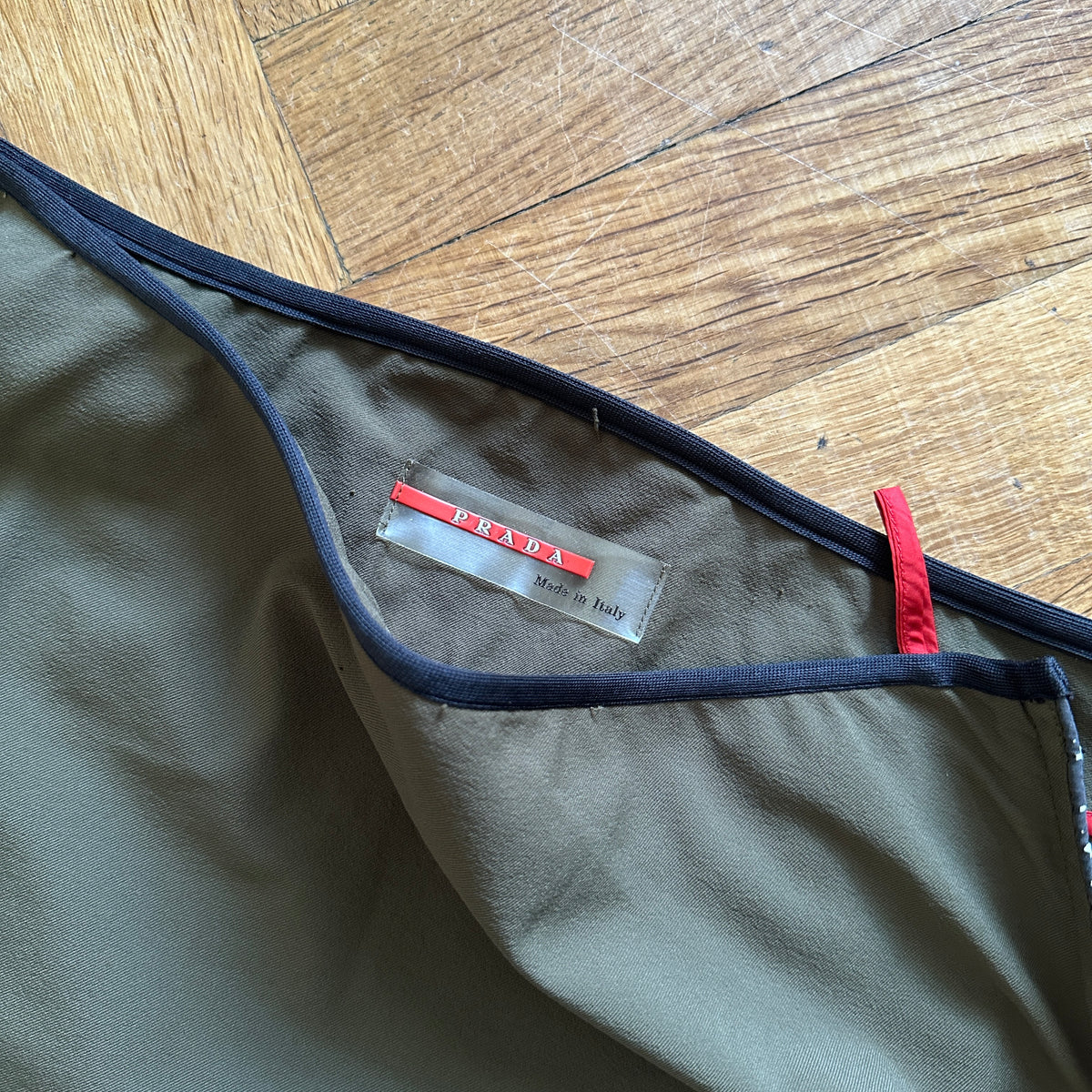 Prada Sport SS99 Strapped Cargo Nylon Skirt
