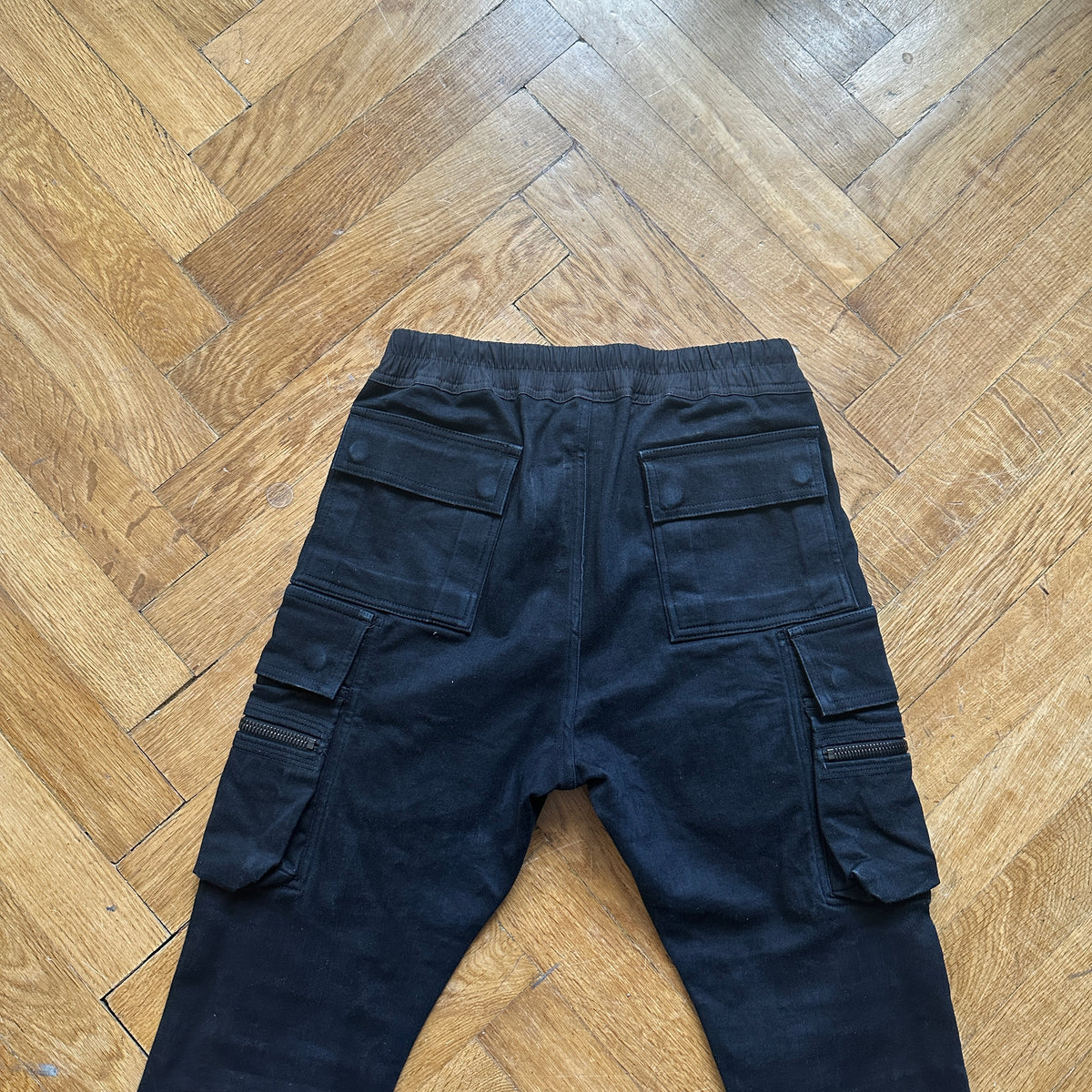 Rick Owens FW16 Mastodon Denim Cargo Pants