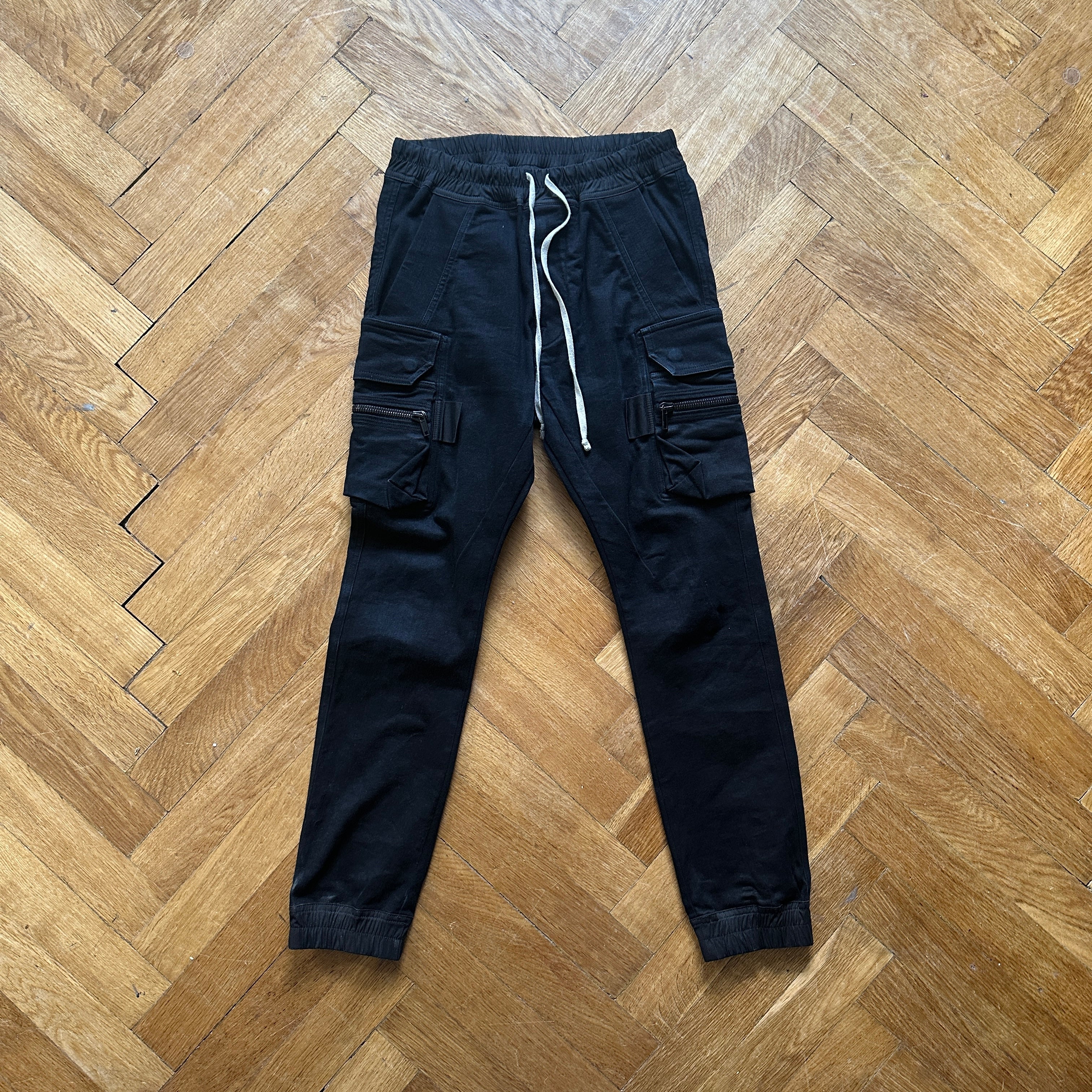 Rick Owens FW16 Mastodon Denim Cargo Pants