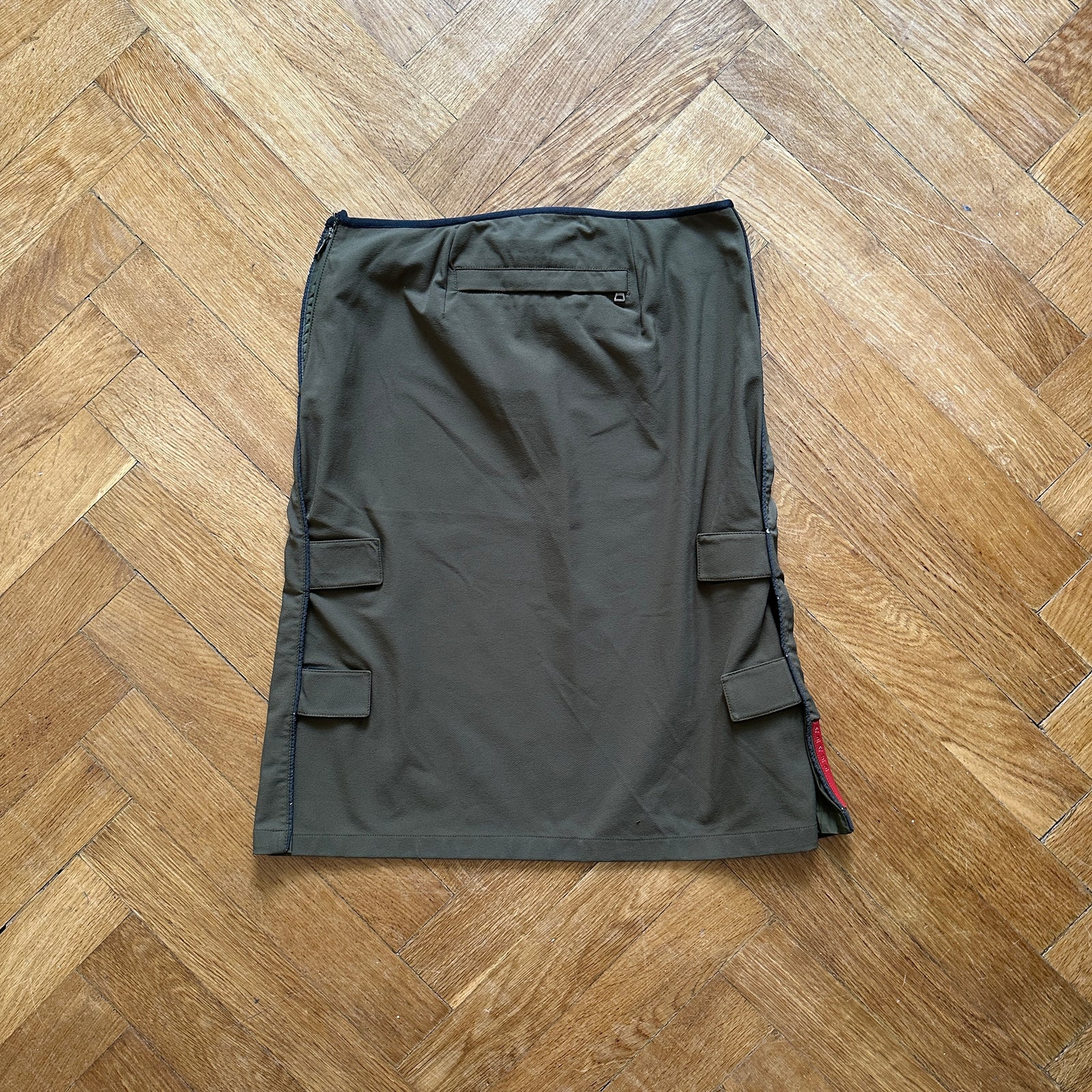 Prada Sport SS99 Strapped Cargo Nylon Skirt
