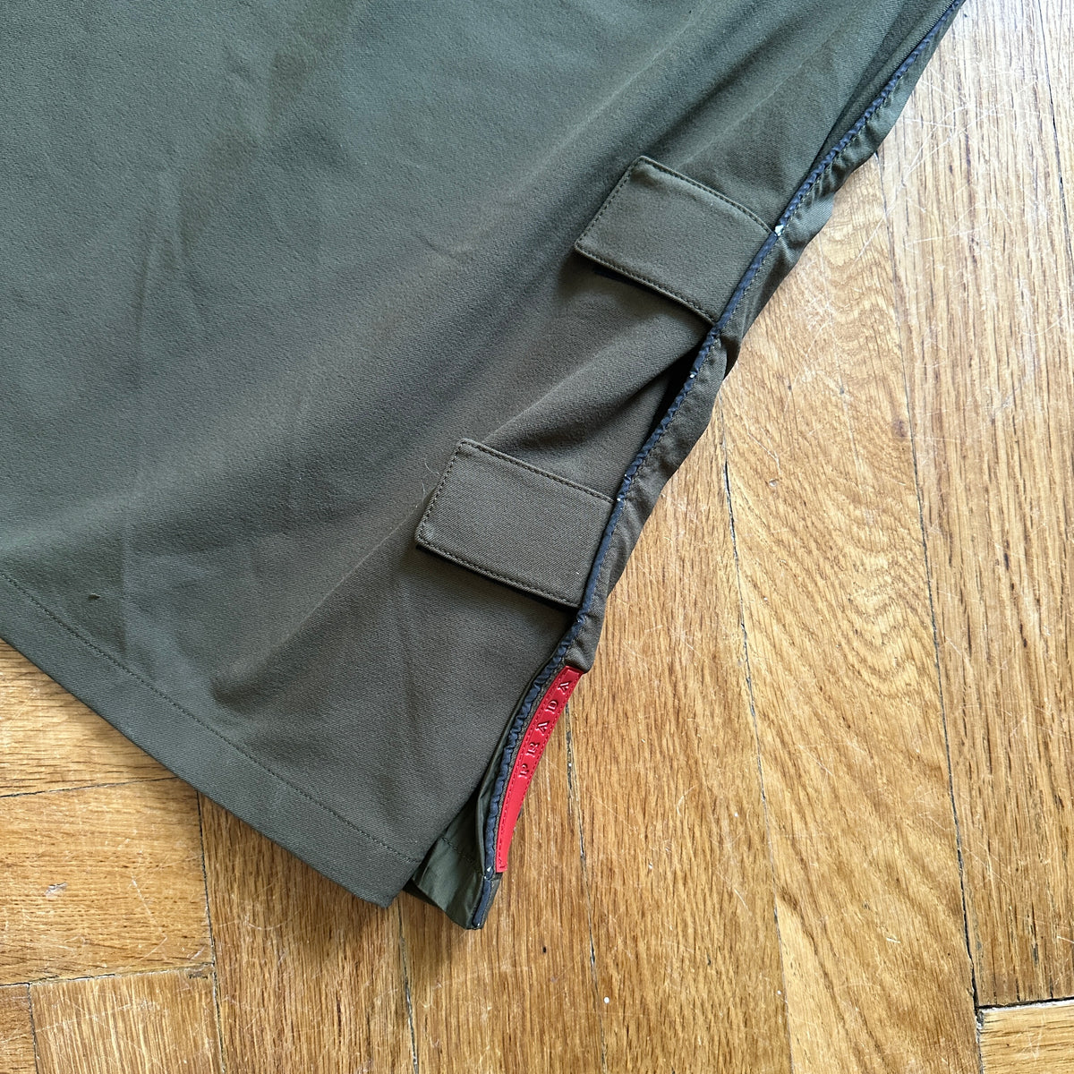 Prada Sport SS99 Strapped Cargo Nylon Skirt